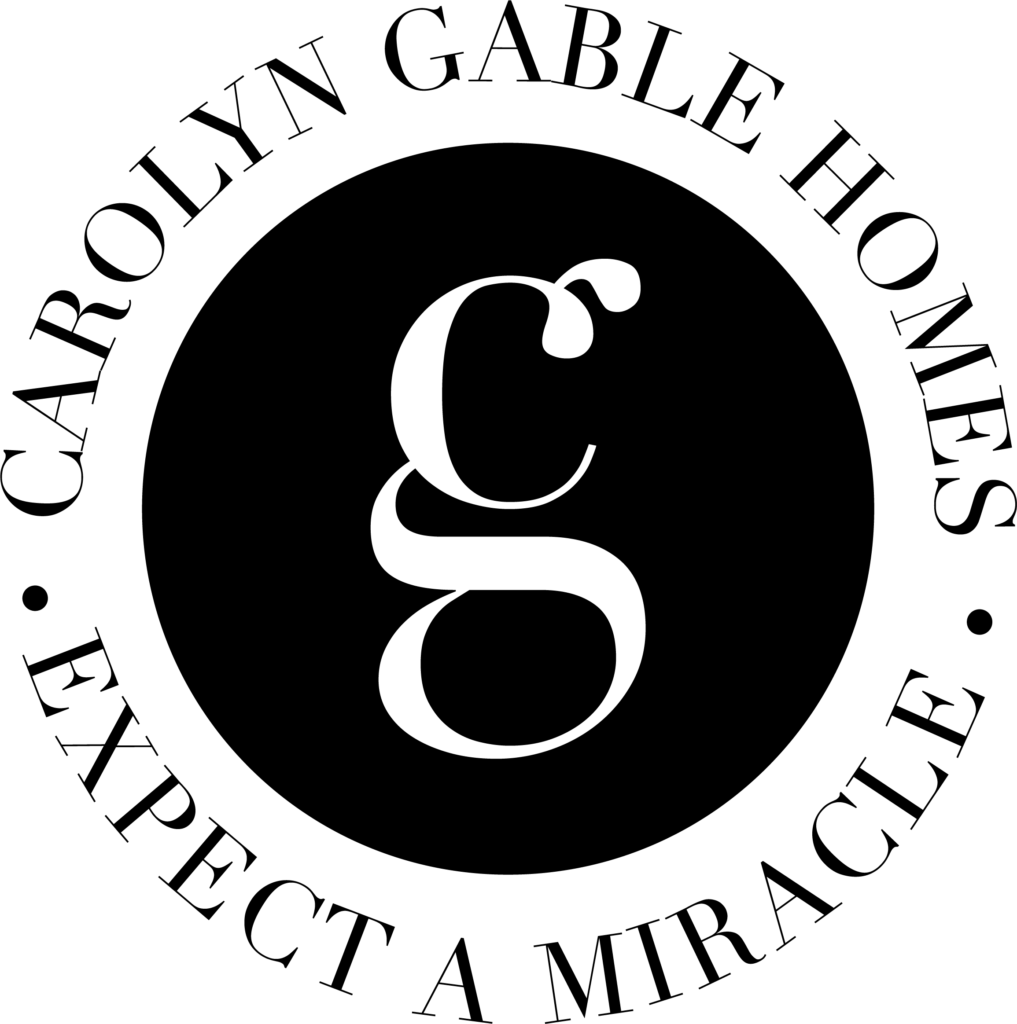 Carolyn Gable Homes Logo Design in Black